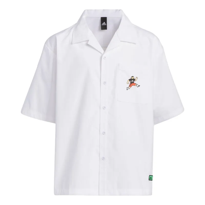(GS) adidas x Seebin Short Sleeve Shirt 'White' IN3264 sold by KicksCrew