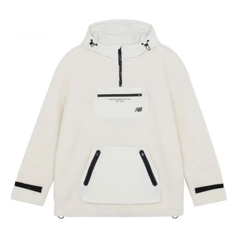 New Balance Hoodie 'White Black' 5CB42143-IV sold by KicksCrew