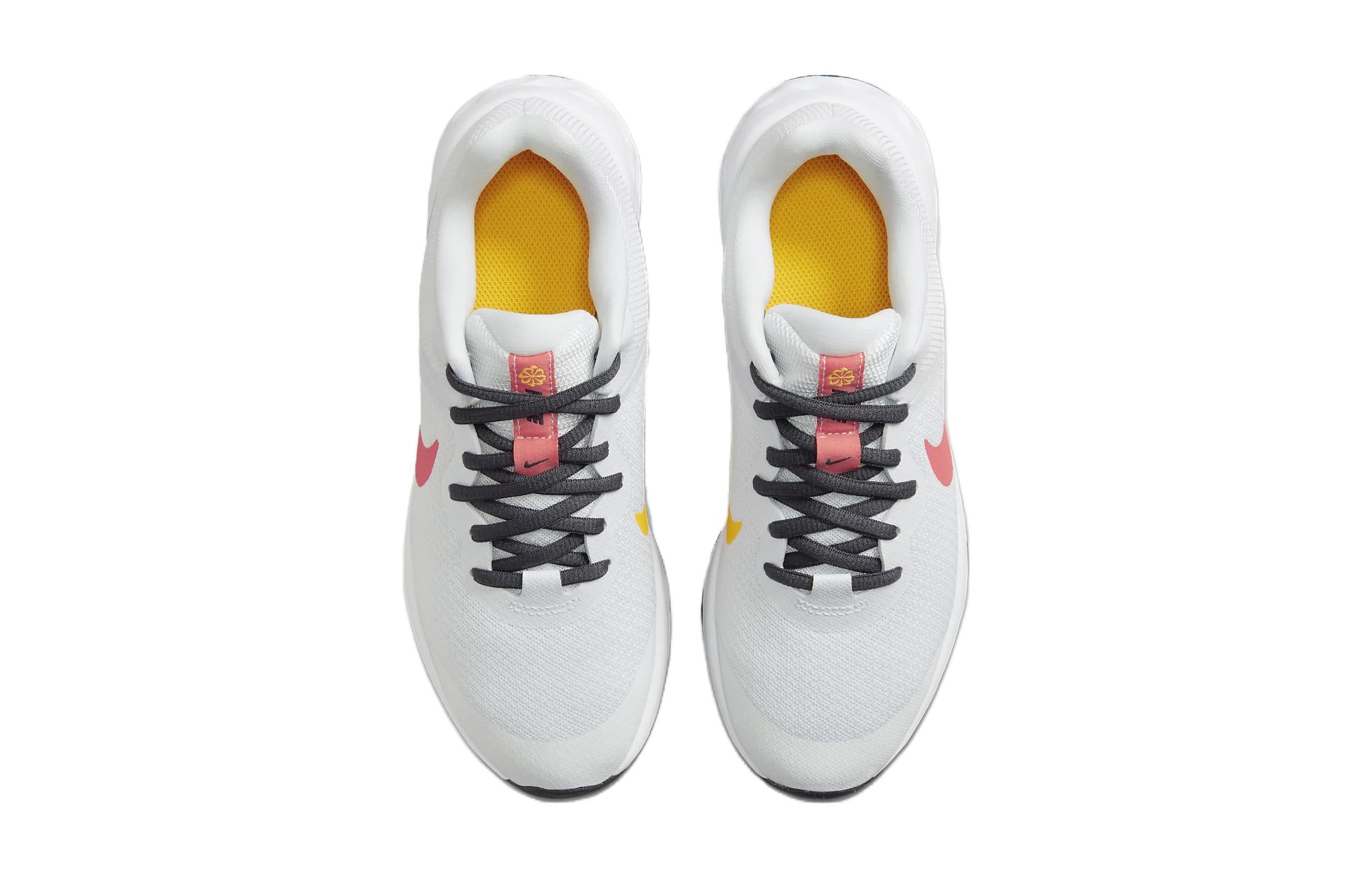 (GS) Nike Revolution 6 Road Running Shoes 'White Gridiron Orange Sea Coral' DD1096-101 sold by KicksCrew product image thumbnail 4