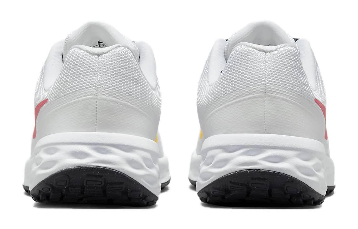 (GS) Nike Revolution 6 Road Running Shoes 'White Gridiron Orange Sea Coral' DD1096-101 sold by KicksCrew product image thumbnail 5