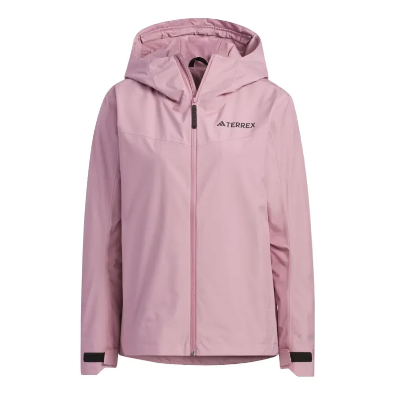 (WMNS) adidas Terrex Rain.Rdy Transitional Jacket 'Pink' IL8905 sold by KicksCrew