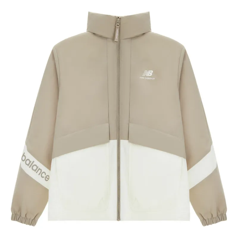 New Balance Lifestyle Jacket 'Beige White' 5AD12103-LBE sold by KicksCrew