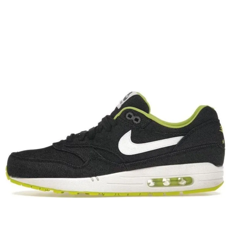 Nike Air Max 1 Premium 'Black Denim Cyber' 512033-019 sold by KicksCrew