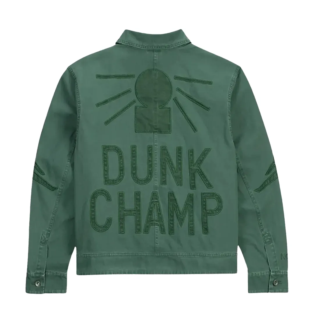 Air Jordan x Nina Chanel Abney Canvas Jacket 'Green' FZ7528-398 sold by KicksCrew product image thumbnail 2