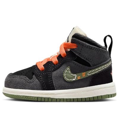 (TD) Air Jordan 1 Mid SE Craft 'Anthracite Light Olive' FD9093-003 sold by KicksCrew