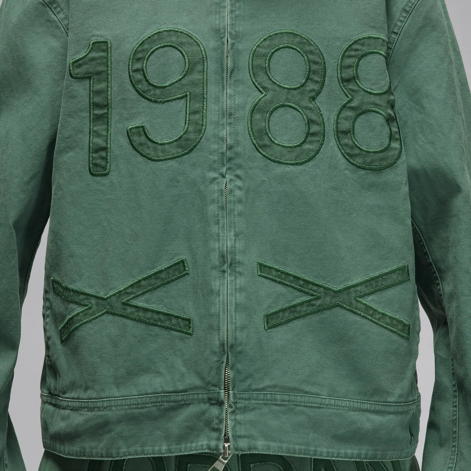 Air Jordan x Nina Chanel Abney Canvas Jacket 'Green' FZ7528-398 sold by KicksCrew product image thumbnail 4