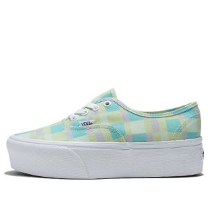 (WMNS) Vans Authentic Pastel Picnic Stackform Shoes 'Green White' VN0A5KXXPP5 sold by KicksCrew