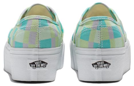 (WMNS) Vans Authentic Pastel Picnic Stackform Shoes 'Green White' VN0A5KXXPP5 sold by KicksCrew