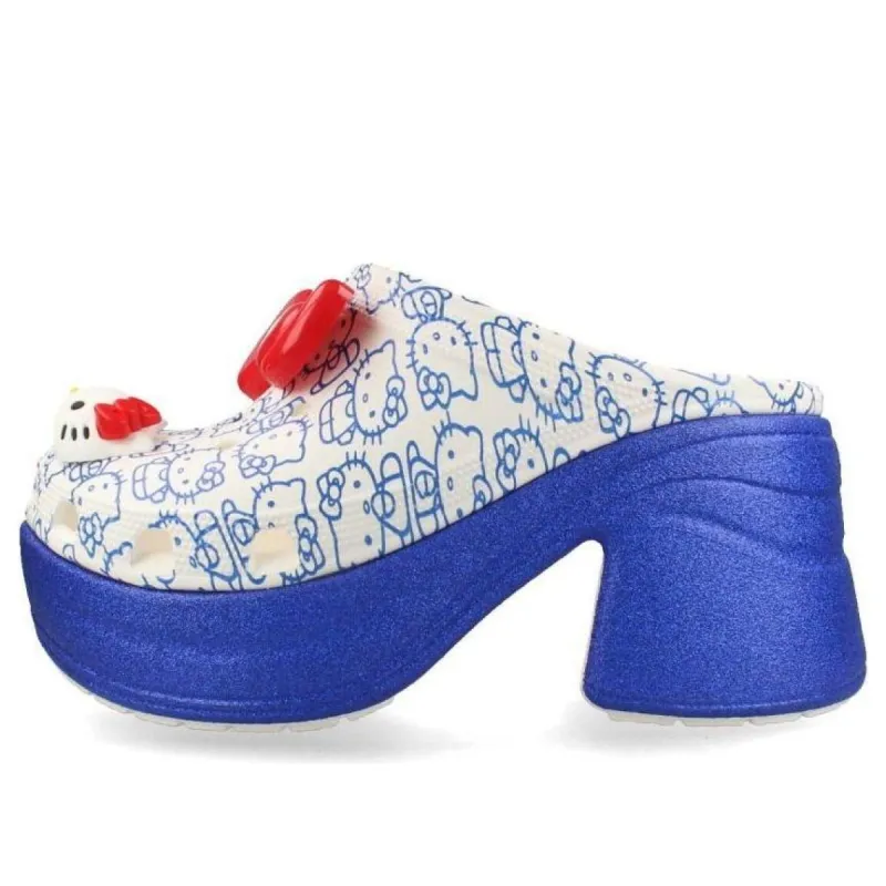 (WMNS) Crocs Hello Kitty Siren Clogs 'White Blue' 209451-100 sold by KicksCrew