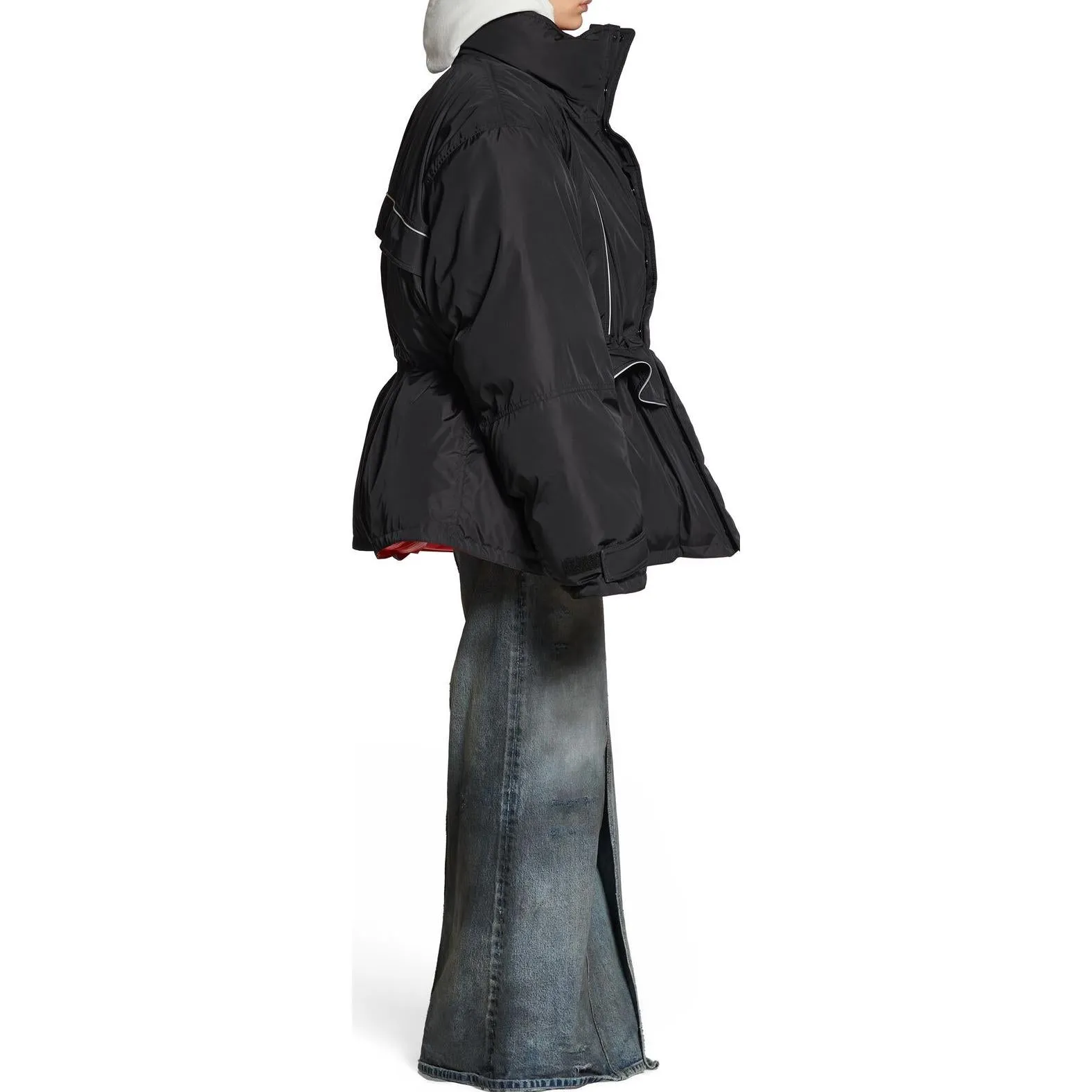 Balenciaga Wrap Parka 'Black' 751715TNO191000 sold by KicksCrew product image thumbnail 5