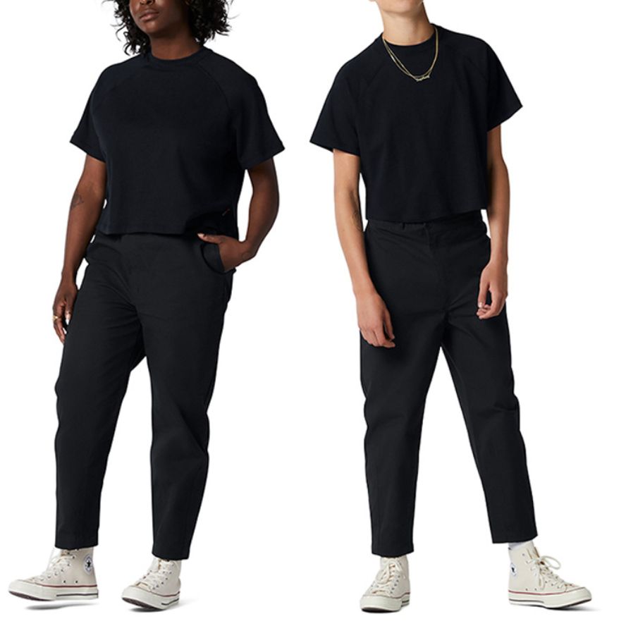 Converse Shapes Triangle Raglan T-Shirt 'Black' 10020766-A02 sold by KicksCrew product image thumbnail 3