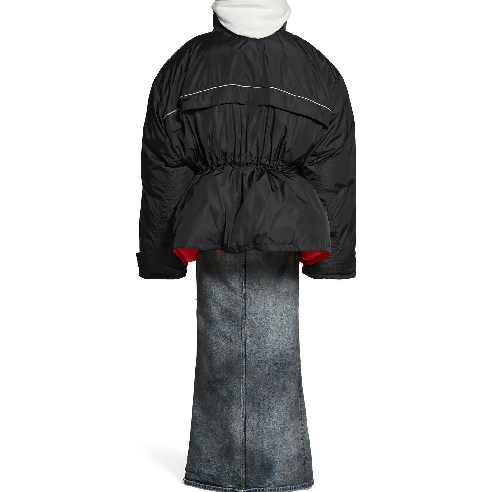 Balenciaga Wrap Parka 'Black' 751715TNO191000 sold by KicksCrew product image thumbnail 4