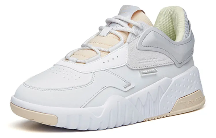 (WMNS) ANTA Life Series Sneakers 'White Grey Yellow' 922138051-1 sold by KicksCrew product image thumbnail 3