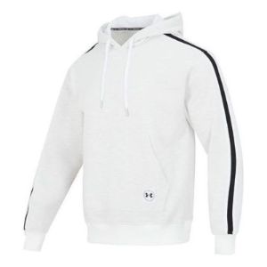 Under Armour Essential Heritage Fleece Hoodie 'White' 1373813-112 sold by KicksCrew