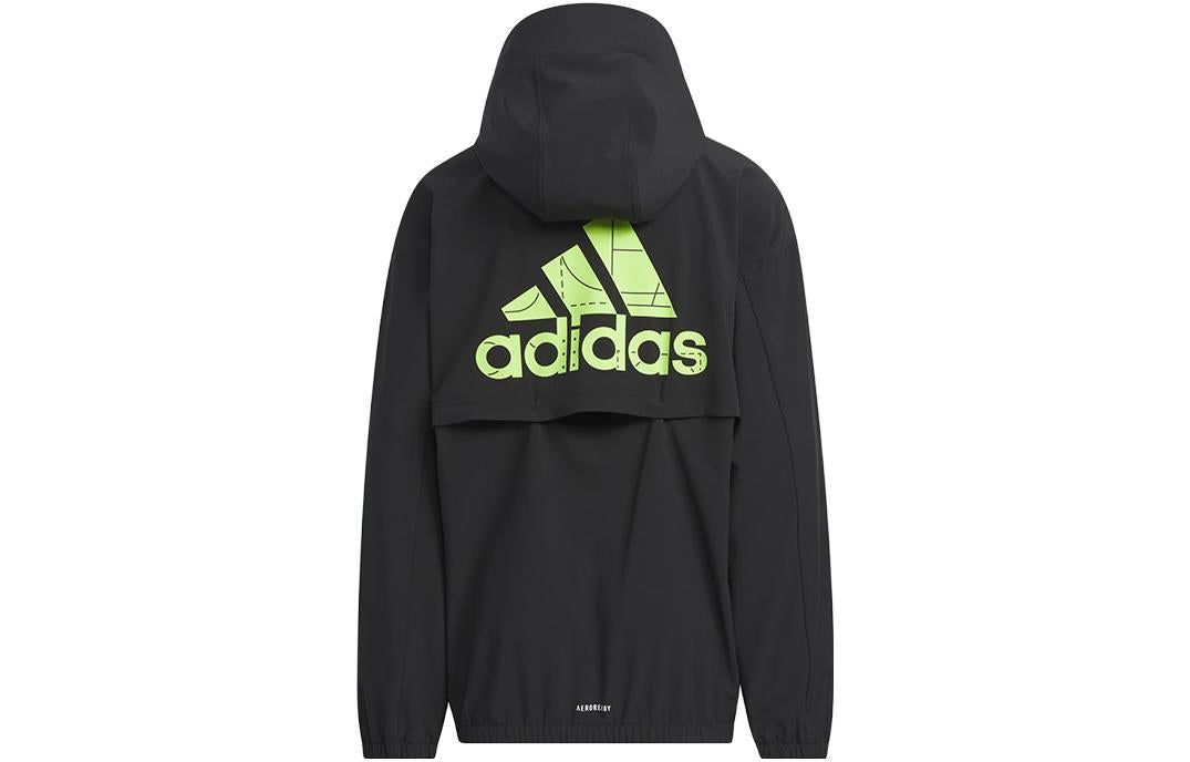 (GS) adidas Sportswear Express Jacket 'Black Green' IQ1276 sold by KicksCrew product image thumbnail 2