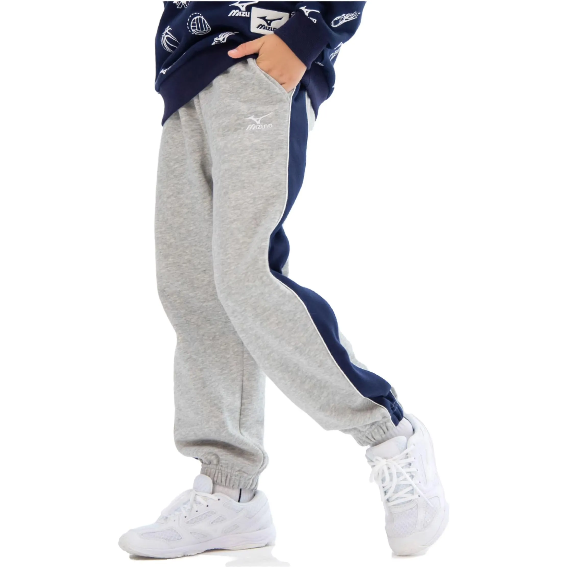 (GS) Mizuno Casual Sweat Pants 'Grey' CK2188 sold by KicksCrew product image thumbnail 2