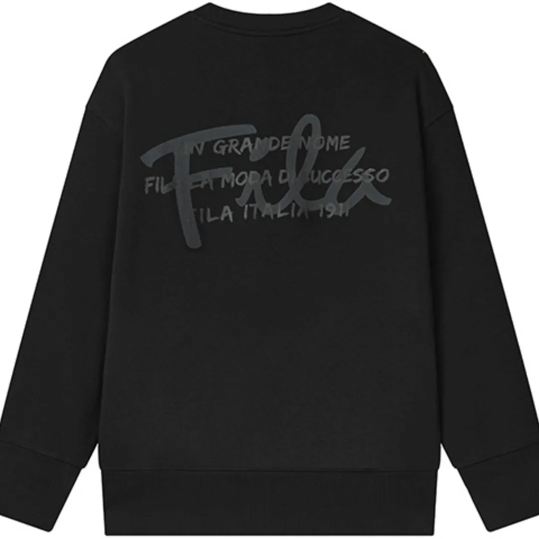 FILA Logo Sweater 'Black' F11U248201F-BK sold by KicksCrew product image thumbnail 2