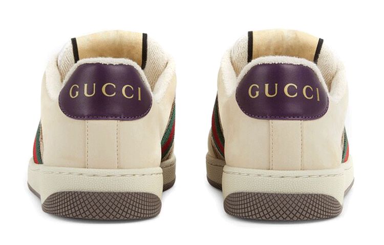 (WMNS) GUCCI Screener GG Logo Sneakers 'Beige Brown' 677423-HVKI0-9765 sold by KicksCrew product image thumbnail 4
