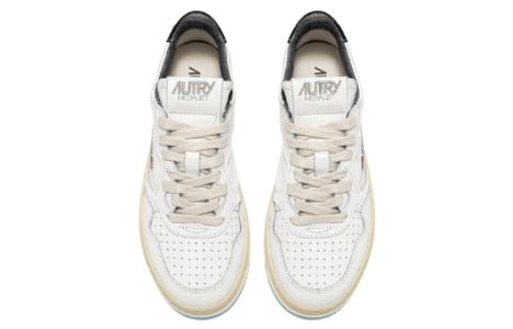 Autry Medalist Leather Low 'White Black' AULM-BB43 sold by KicksCrew