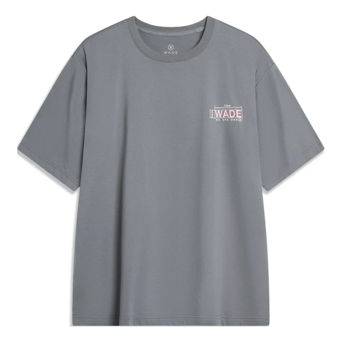 Li-Ning Way Of Wade Graphic T-shirt 'Grey Pink' AHSU363-1 sold by KicksCrew