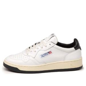 Autry Medalist Leather Low 'White Black' AULM-BB43 sold by KicksCrew