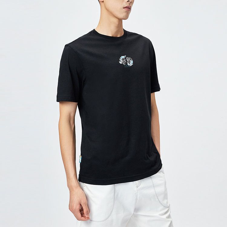 Li-Ning Small Graphic T-shirt 'Black' AHSR517-2 sold by KicksCrew product image thumbnail 3