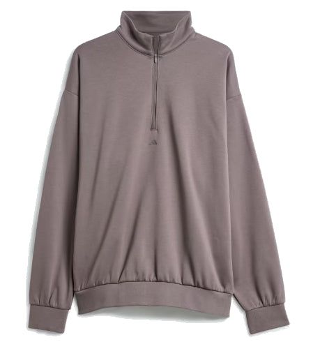 adidas Basketball Half-Zip Sweatshirt 'Brown' IW1627 sold by KicksCrew