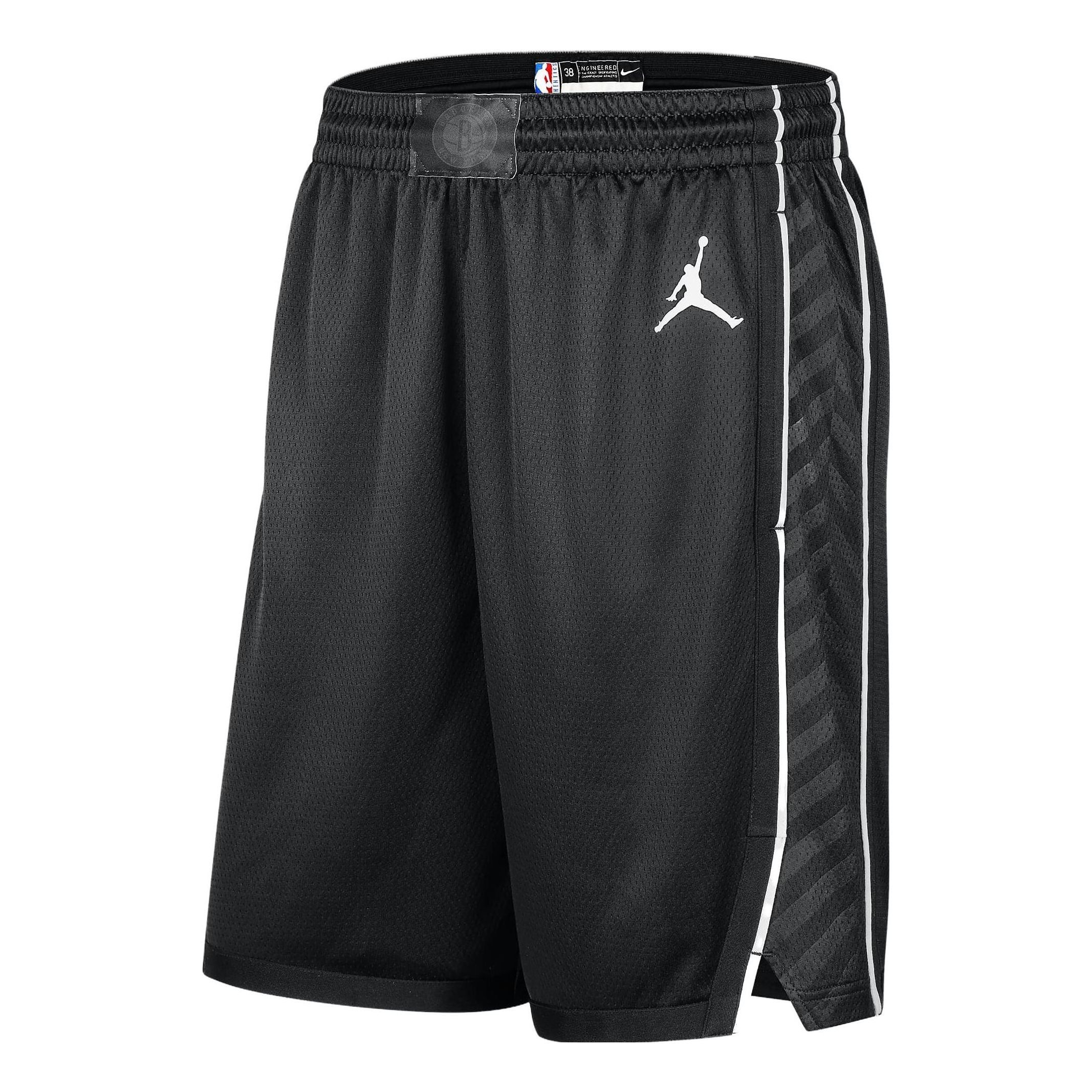 Air Jordan Dri-FIT NBA Brooklyn Nets Statement Edition Swingman Basketball Shorts 'Black' DO9423-010 sold by KicksCrew