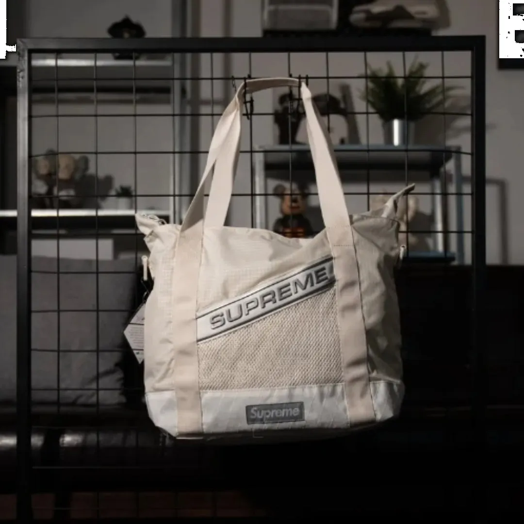 Supreme Tote Bag 'White' SUP-FW23-001 sold by KicksCrew