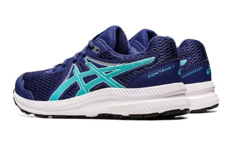 (GS) ASICS Contend 7 'Dive Blue Sea Glass' 1014A192-424 sold by KicksCrew