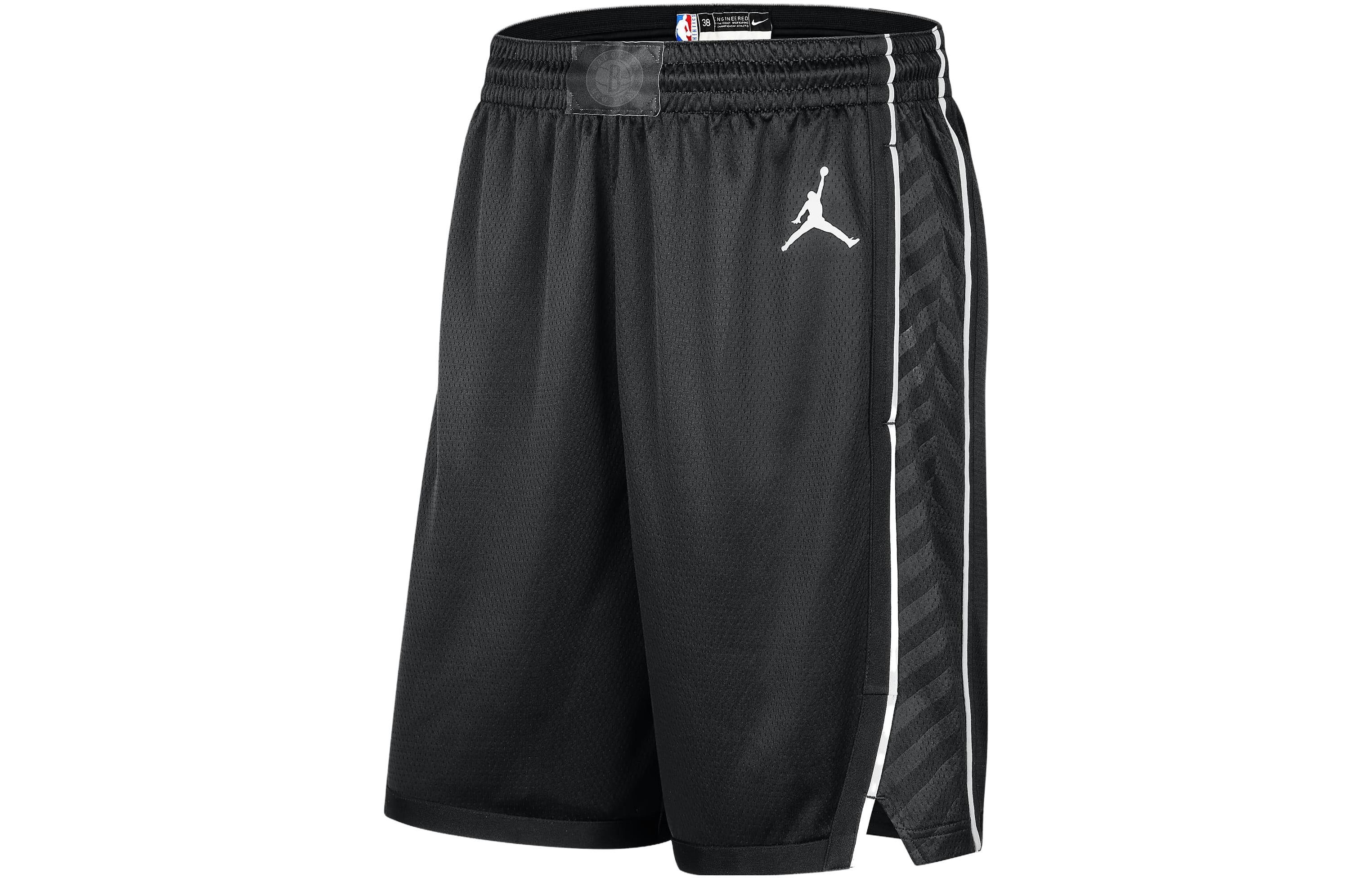 Air Jordan Dri-FIT NBA Brooklyn Nets Statement Edition Swingman Basketball Shorts 'Black' DO9423-010 sold by KicksCrew product image thumbnail 2