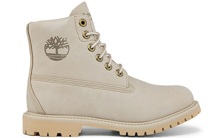 (WMNS) Timberland Paninara Collarless 6 Inch Wide Fit Waterproof Boots 'Light Grey Nubuck' A2M2SW sold by KicksCrew product image thumbnail 2