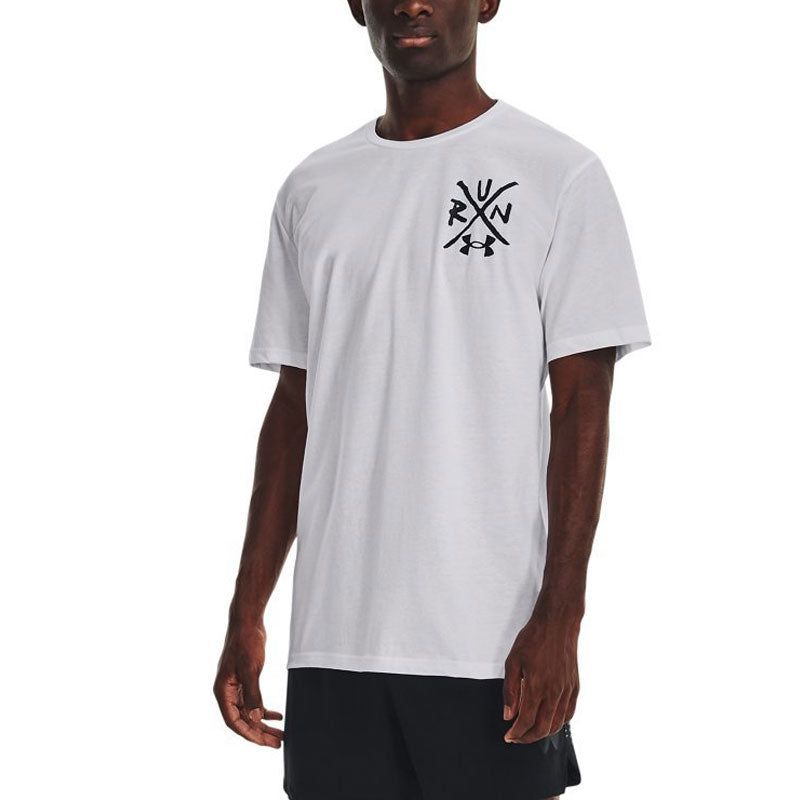 Under Armour Run Like Hell T-shirt 'White' 1376972-100 sold by KicksCrew product image thumbnail 3