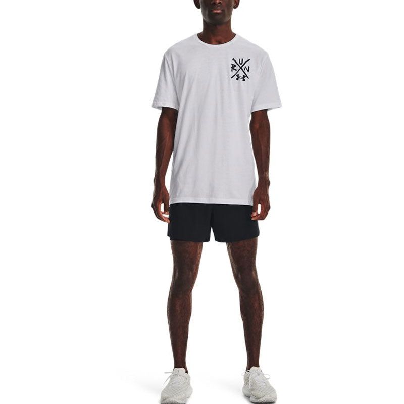 Under Armour Run Like Hell T-shirt 'White' 1376972-100 sold by KicksCrew product image thumbnail 5