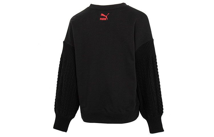 (WMNS) Puma Crew Neck Sweatshirt 'Black' 537968-01 sold by KicksCrew product image thumbnail 2