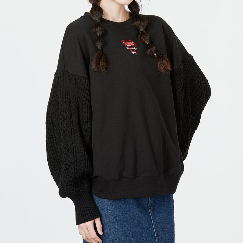 (WMNS) Puma Crew Neck Sweatshirt 'Black' 537968-01 sold by KicksCrew product image thumbnail 4