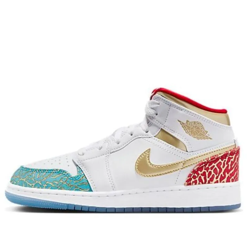 (GS) Air Jordan 1 Mid 'UNC to Chicago' FB2212-100 sold by KicksCrew