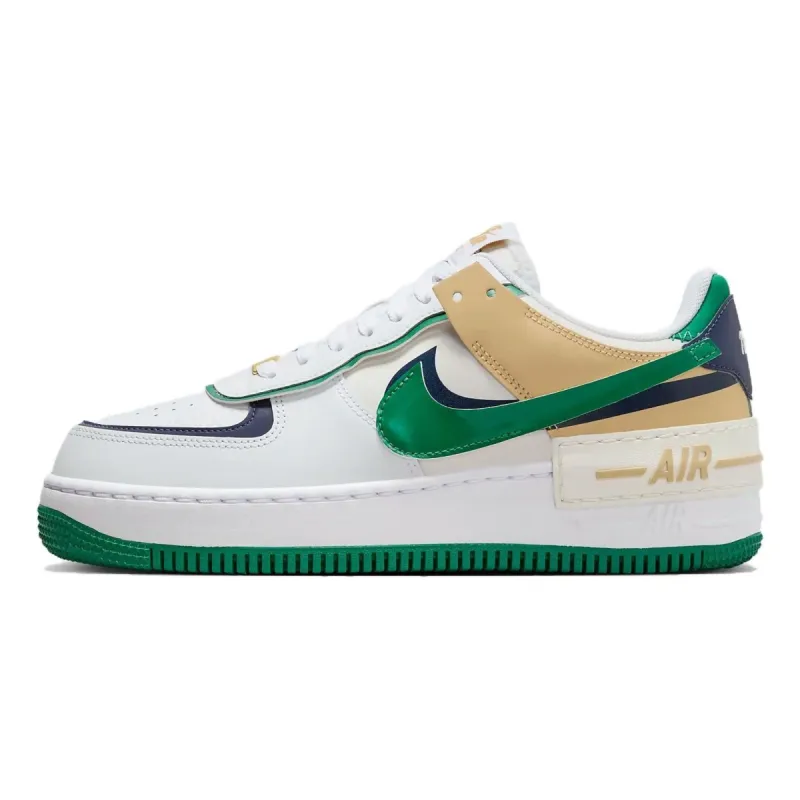(WMNS) Nike Air Force 1 Shadow 'White Malachite Sesame' DZ1847-102 sold by KicksCrew