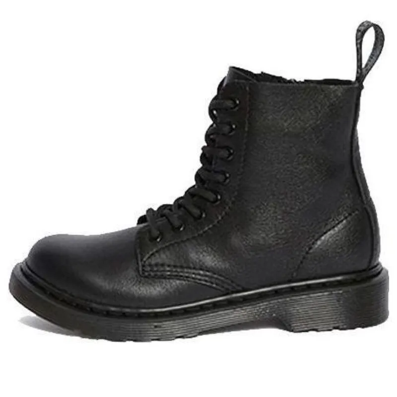 (WMNS) Dr.Martens 1460 Pascal Virginia Leather Boots 'Black' 24828001 sold by KicksCrew