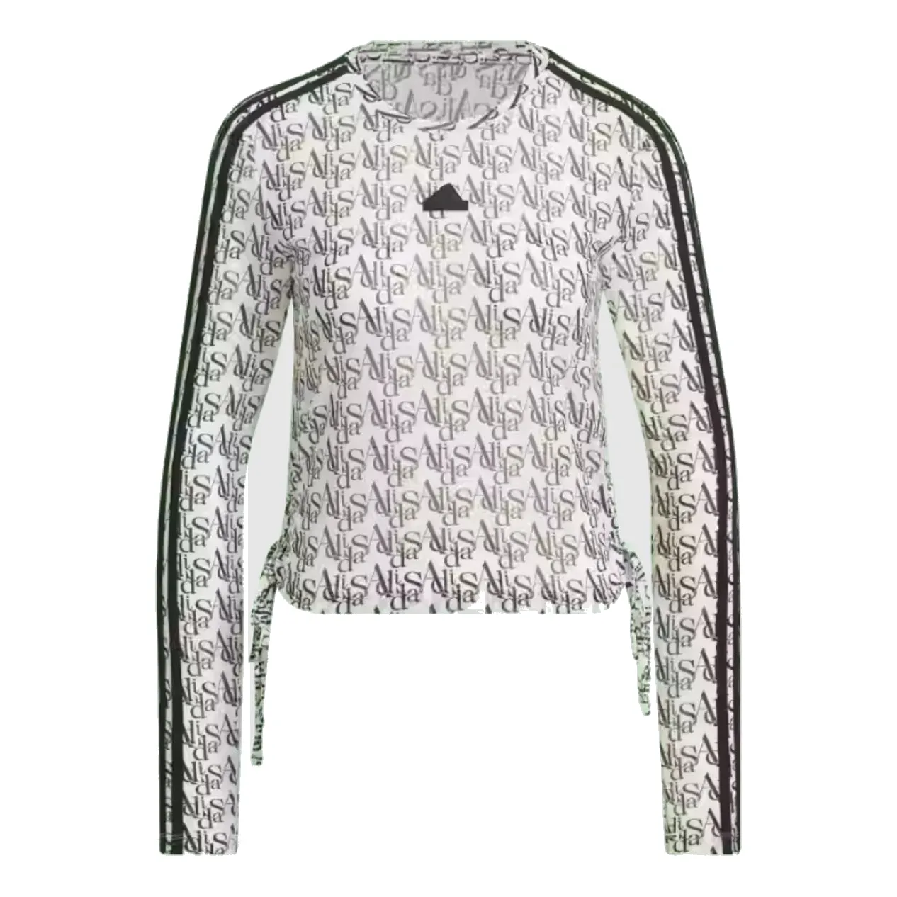 (WMNS) adidas Dance Long Sleeve T-Shirt 'White Black' JI9791 sold by KicksCrew