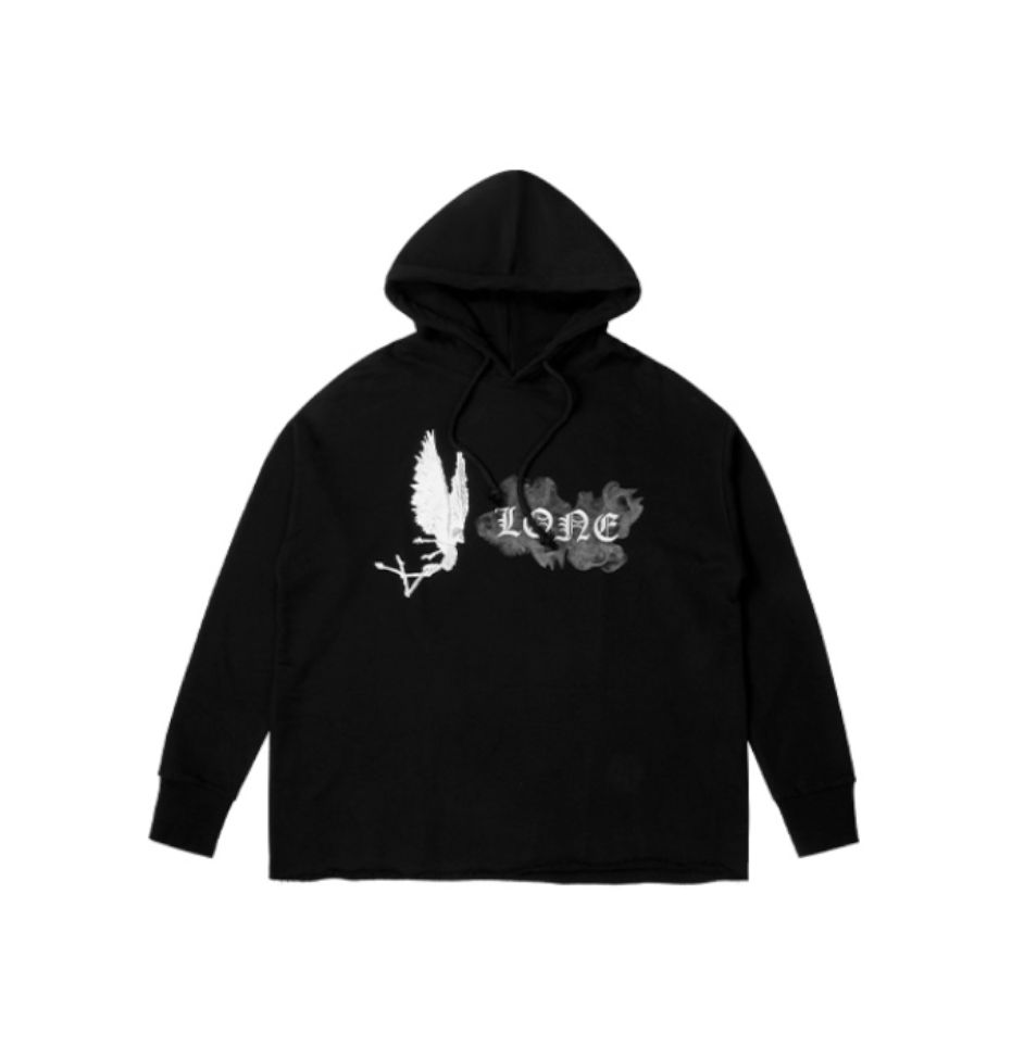 VLONE Smoke Demon Angel Hoodie 'Black White' VLHD20001 sold by KicksCrew product image thumbnail 2