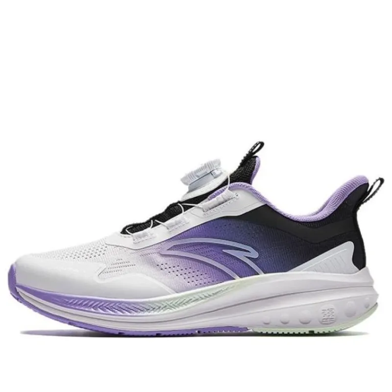 (GS) ANTA Running Series Sneakers 'White Purple Black' 322425509-3 sold by KicksCrew
