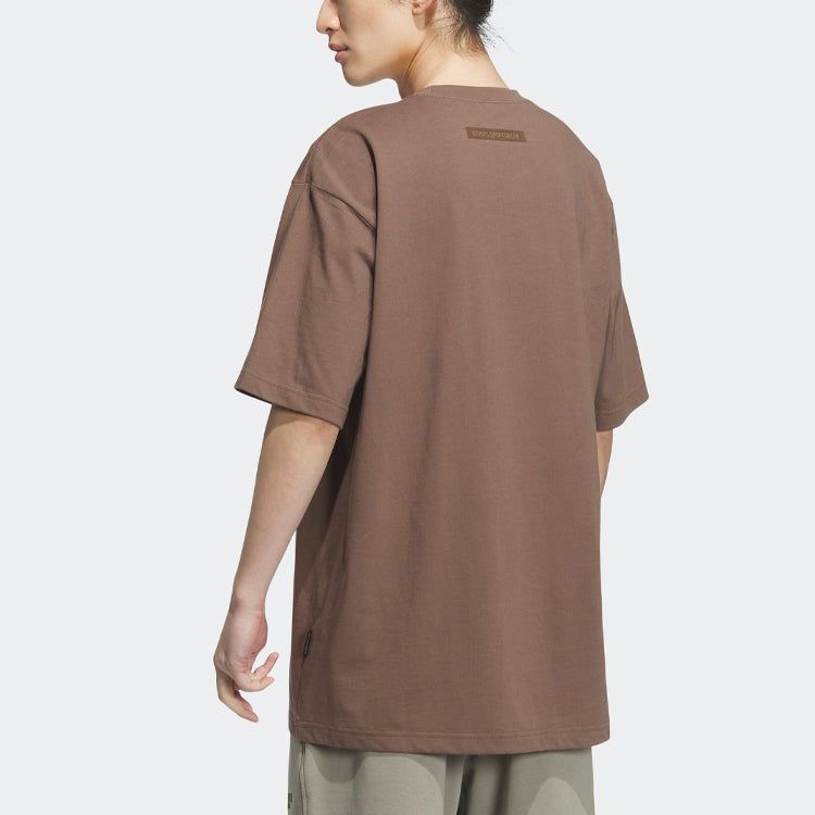 Adidas Verbiage T-shirt 'Brown' IP3929 sold by KicksCrew product image thumbnail 3