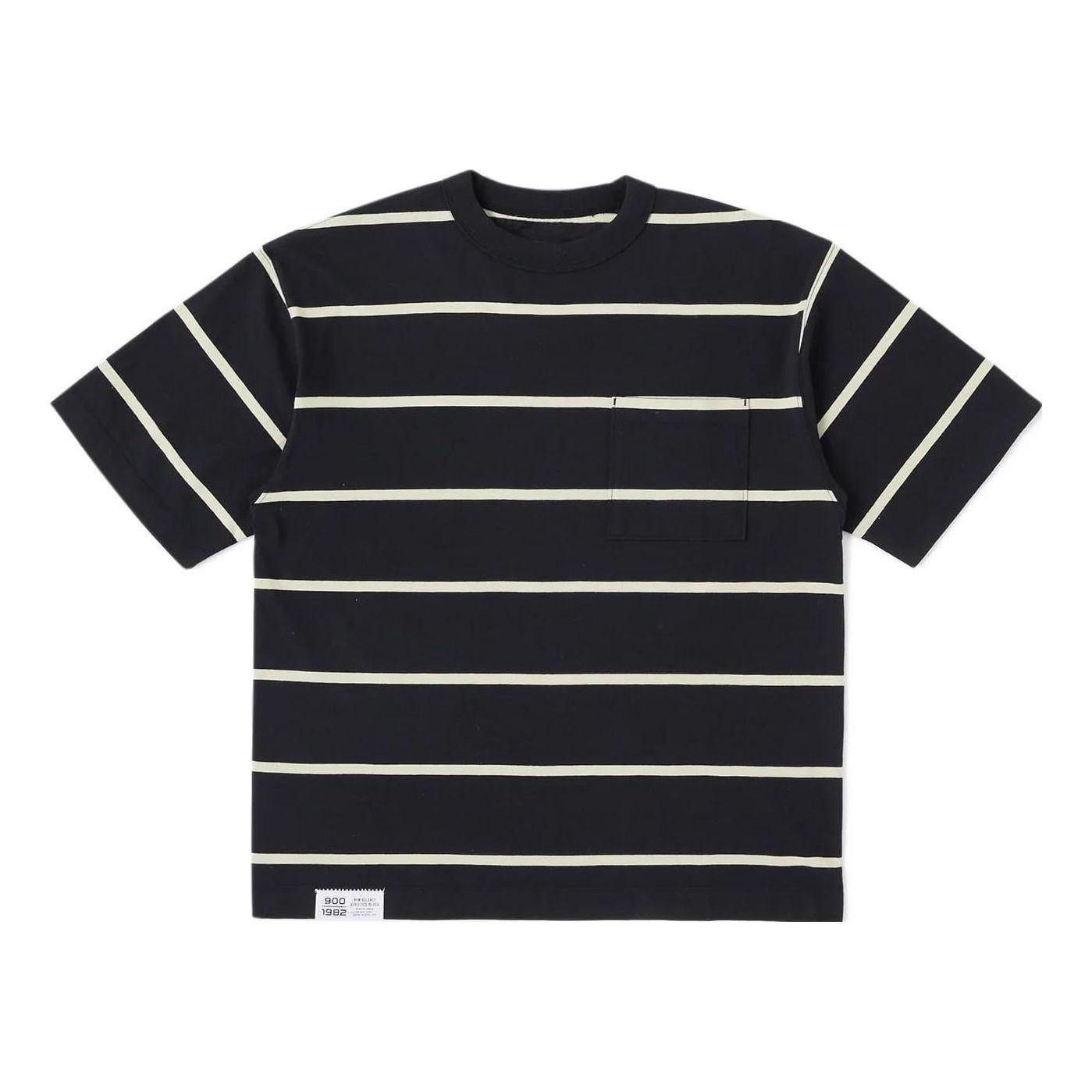 New Balance 900 Striped Short Sleeve T-Shirt 'Black Multi' AMT35009-BM sold by KicksCrew