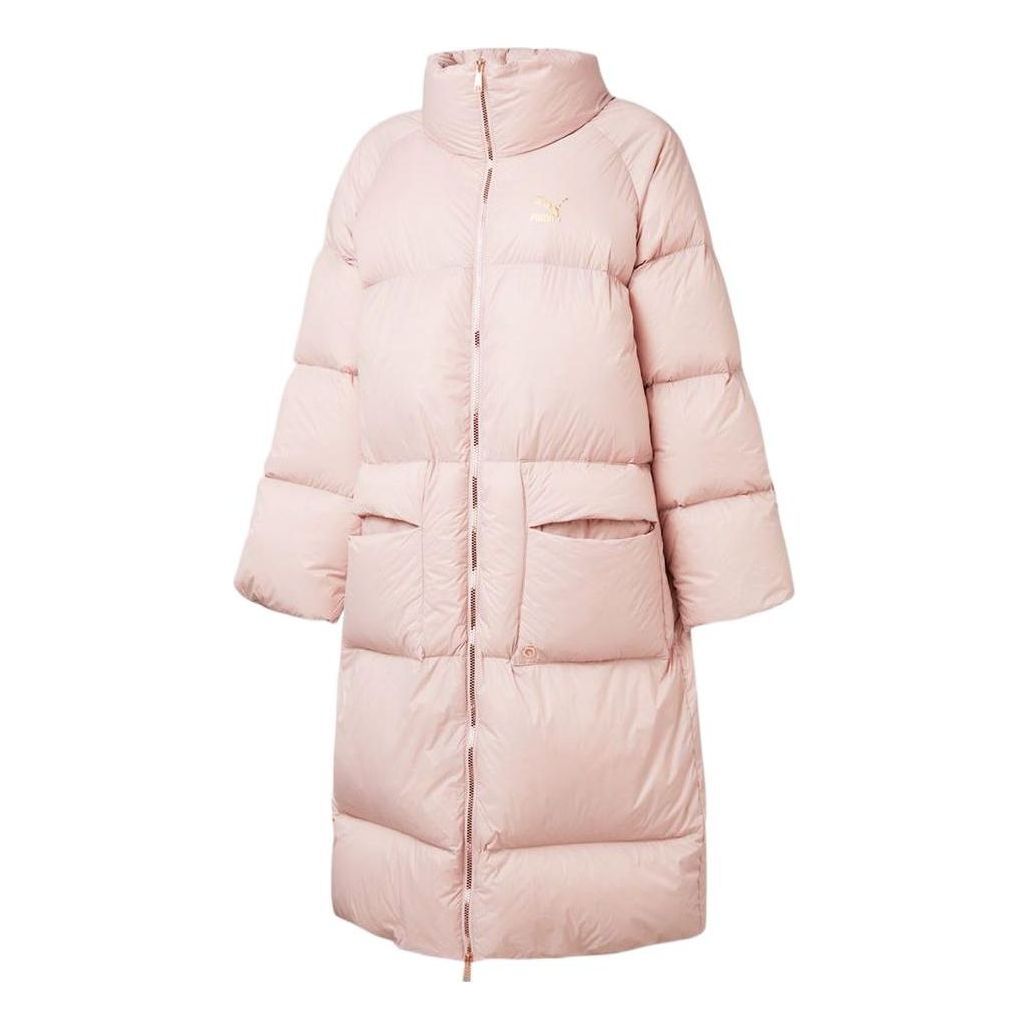 (WMNS) Puma Longline Down Jacket 'Pink' 575018-05 sold by KicksCrew