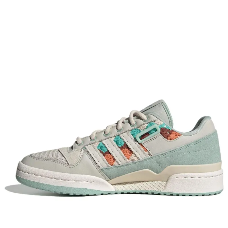 (WMNS) Adidas Originals Forum Low Shoes 'Grey White Light Blue' IE0472 sold by KicksCrew