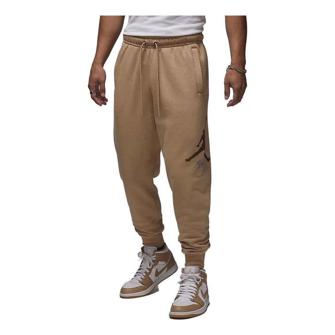 Air Jordan Essentials Fleece Baseline Pants 'Brown' FD7346-200 sold by KicksCrew