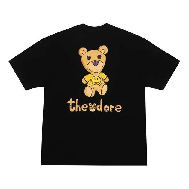 Drew House Real Theodore T-shirt 'Black' DR-FW22-306 sold by KicksCrew
