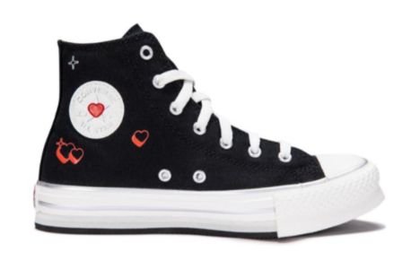 (GS) Converse Chuck Taylor All Star EVA Lift Platform Y2K Heart High Top 'Black' A09121C sold by KicksCrew