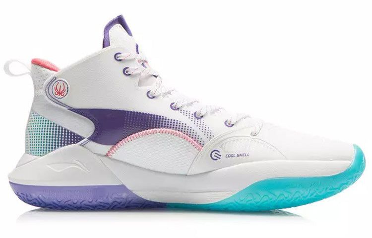 Li-Ning Yushuai 15 'White Purple Turquoise' ABAR043-1 sold by KicksCrew product image thumbnail 2